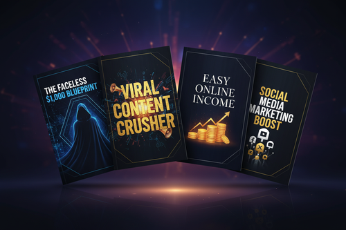 Complete Blueprint Bundle - 4 Ebooks Fanned Out